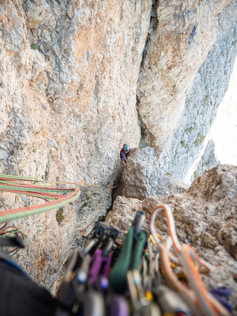 Rotsklimmen Dolomieten
