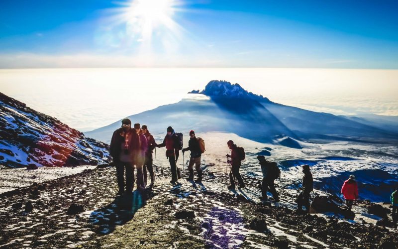 beklimmen van kilimanjaro